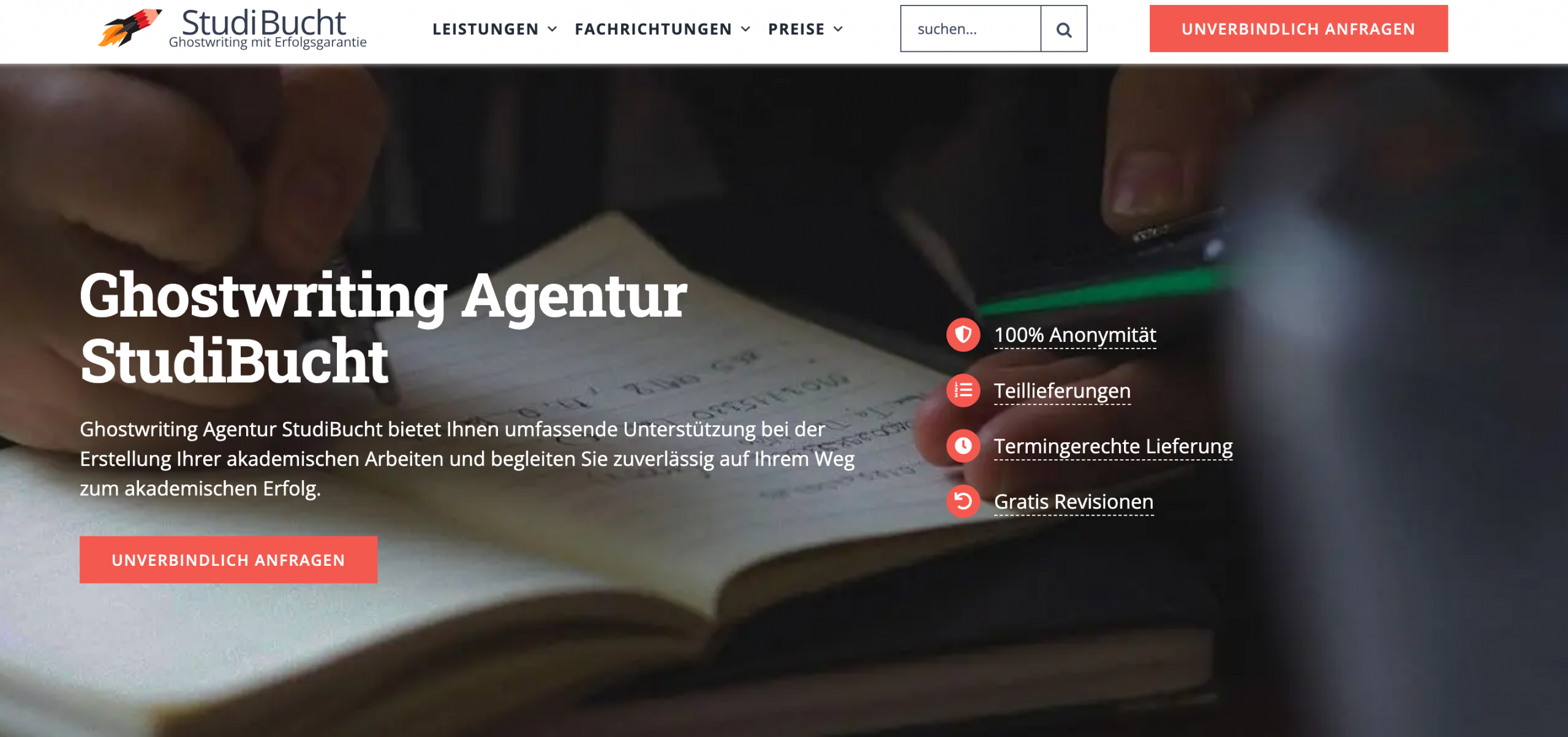 Studibucht Ghostwriter Agentur