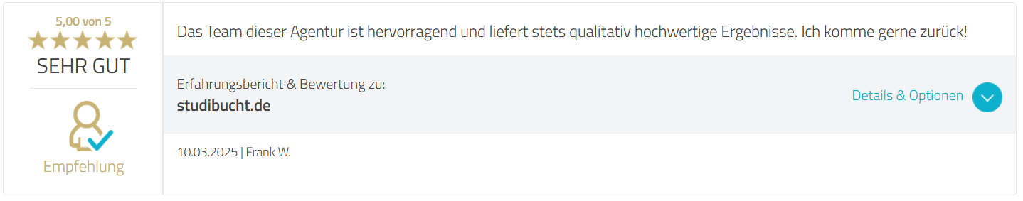 StudiBucht Positve Erfahrungen - 4