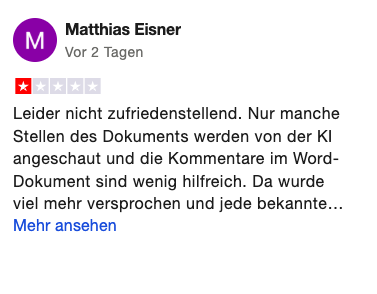 Scribbr Positve Erfahrungen - 2
