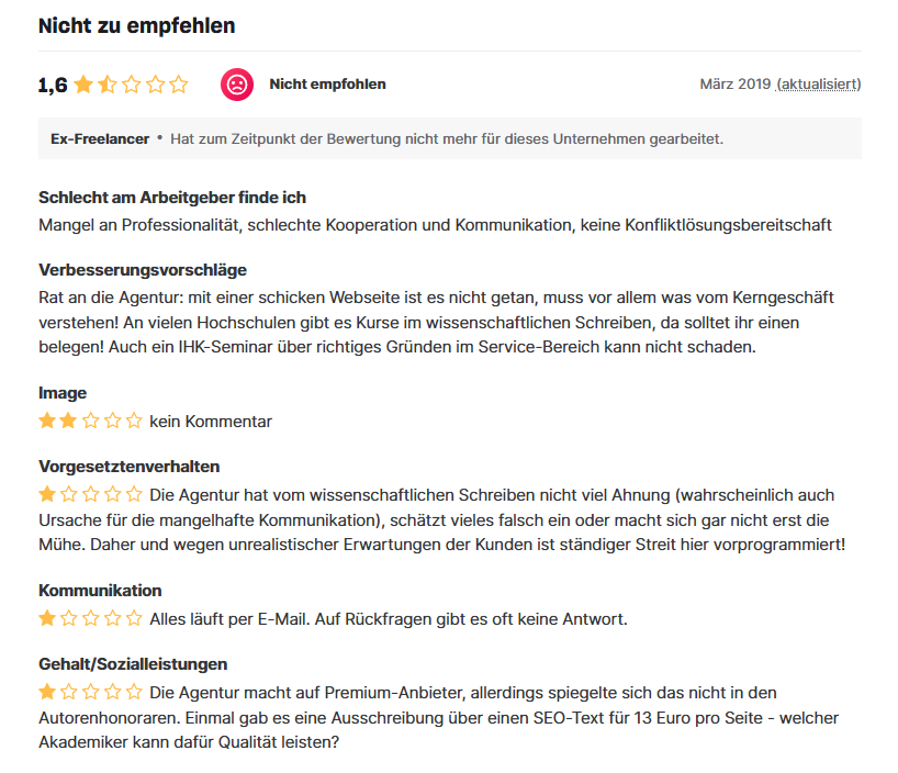 Business and Science Negative Erfahrungen - 3