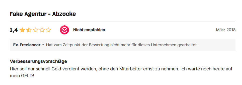 Business and Science Negative Erfahrungen - 2