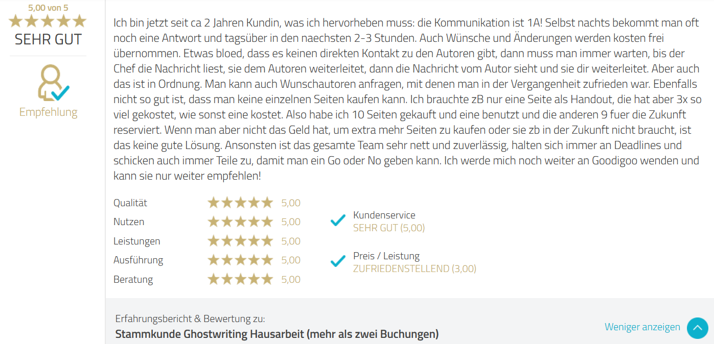 Goodigoo Positve Erfahrungen - 2